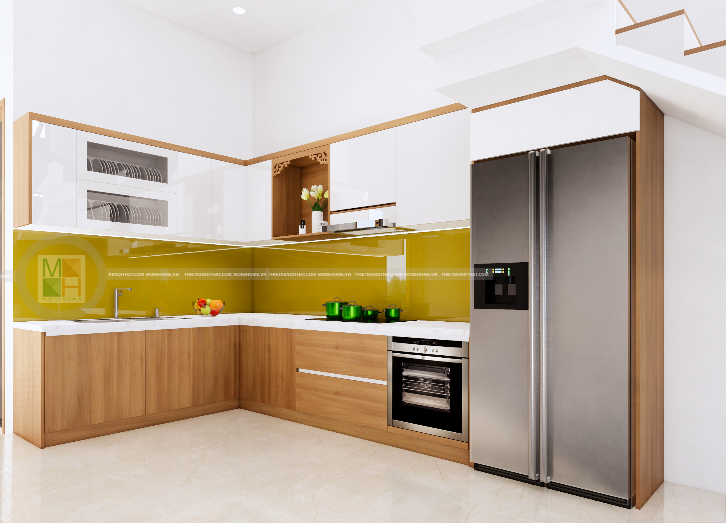 tủ bếp cao cấp